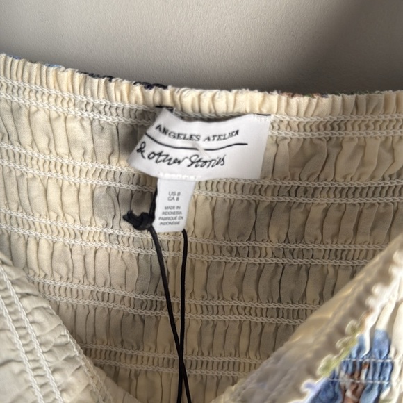 NEW OTHER STORIES  Floral Long Sleeve Smocked Cotton Dress 8 - Picture 5 of 14